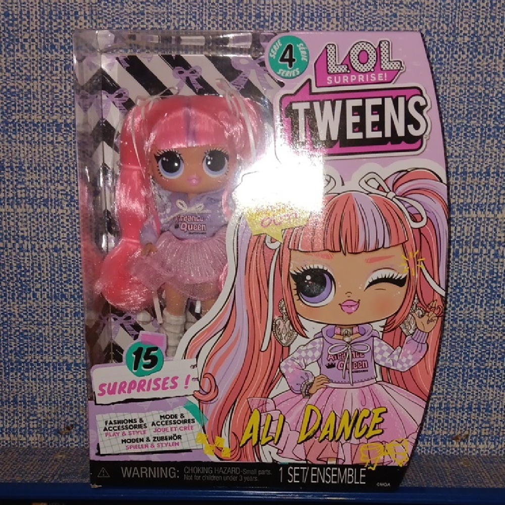 L.O.L. Surprise! Tweens Doll - Ali Dance with Pink Hair and Purple Outfit
